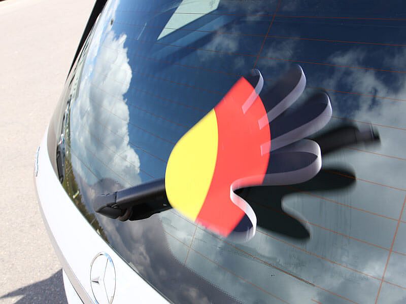 Soccar Auto Fensterflagge 2er-Set Deutschland Fanartikel Fußball Auto EM  WM~~~~~ schneller Versand innerhalb 24 Stunden ~~~~~